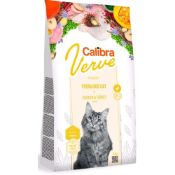 Expirace 1.3. 2026: Calibra Cat Verve GF Sterilised Chicken & Turkey 3,5 kg