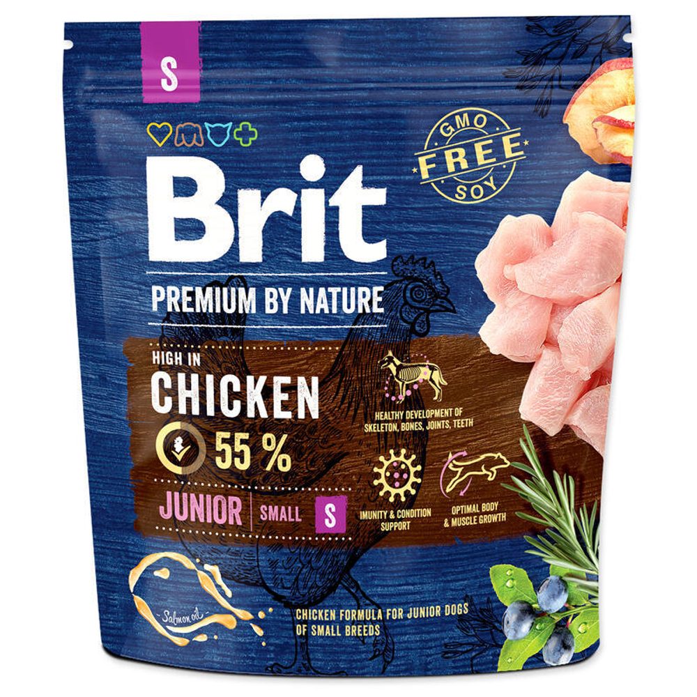 Expirace 24.4. 2026: Brit Premium by Nature Junior S 1 kg