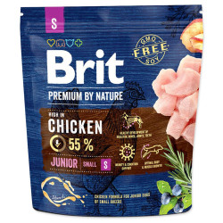 Expirace 24.4. 2026: Brit Premium by Nature Junior S 1 kg