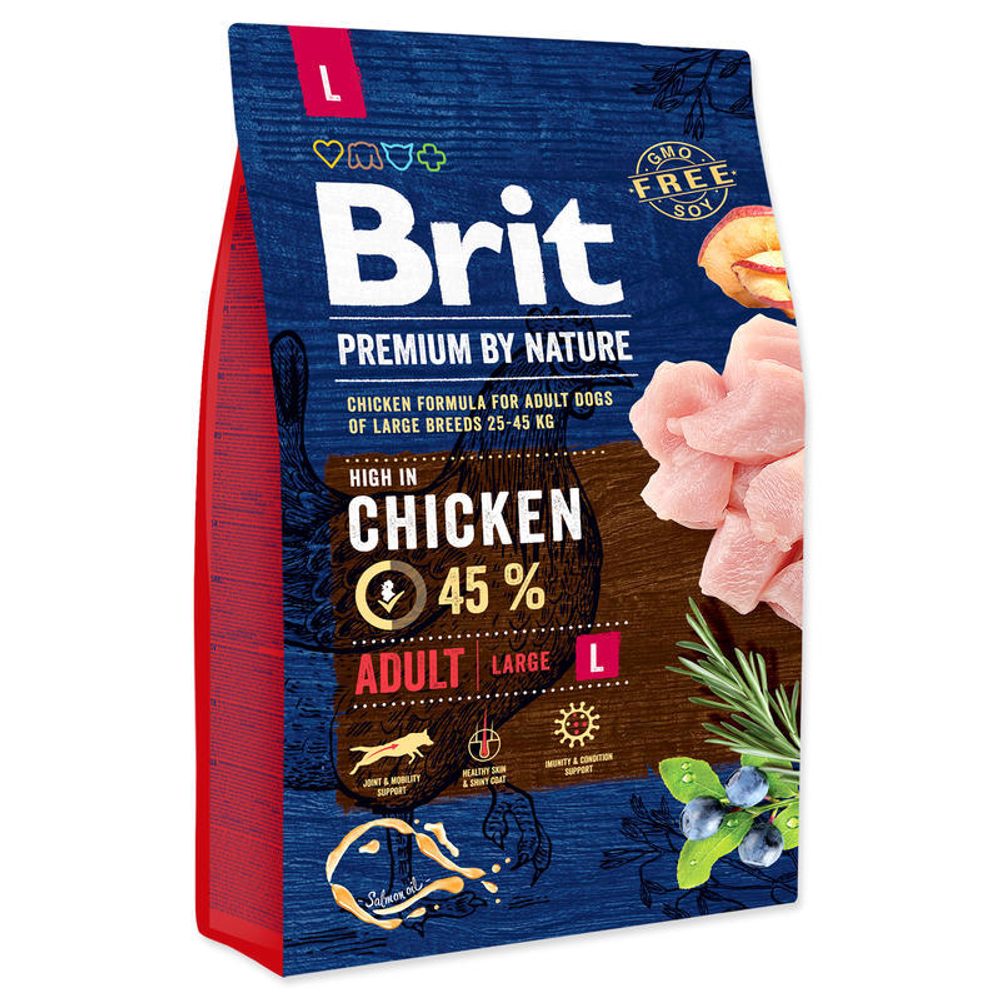 Expirace 27.2. 2026: Brit Premium by Nature Adult L 3 kg