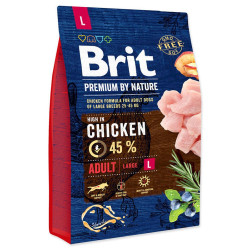 Expirace 27.2. 2026: Brit Premium by Nature Adult L 3 kg