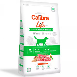 Expirace 28.5. 2026: Calibra Dog Life Adult Medium Breed Lamb 12 kg