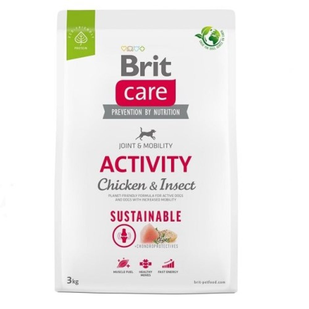 Expirace 30.4. 2026: Brit Care Dog Sustainable Activity Chicken & Insect 3 kg