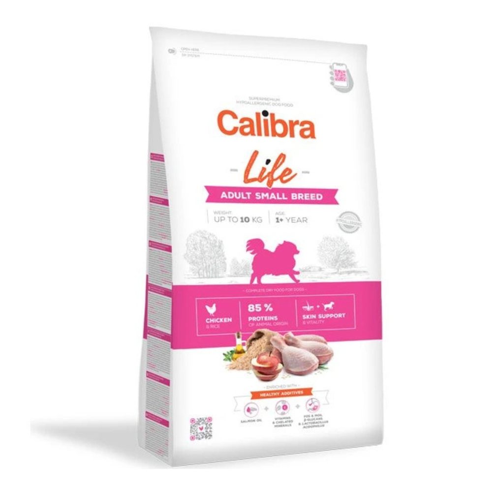 Expirace 30.5. 2026: Calibra Dog Life Adult Small Breed Chicken 1,5 kg