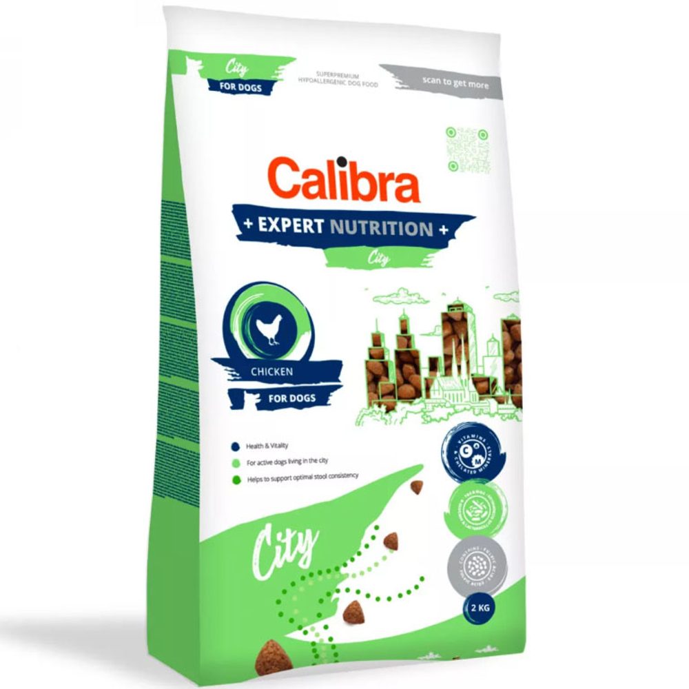 Expirace do 17.3. 2026: Calibra Dog Expert Nutrition City 2 kg