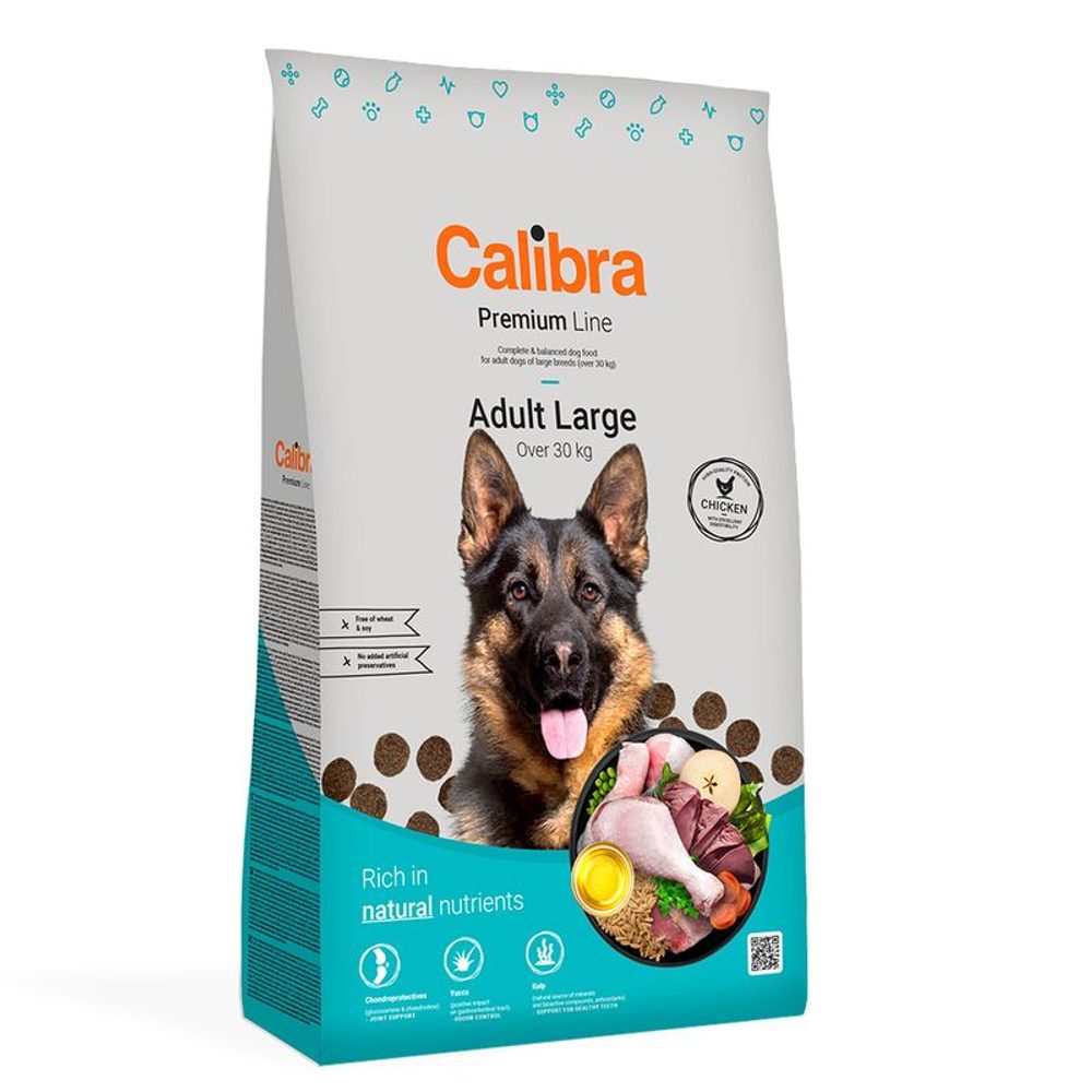 Expirace do 7.5. 2026: Calibra Dog Premium Line Adult Large 3 kg