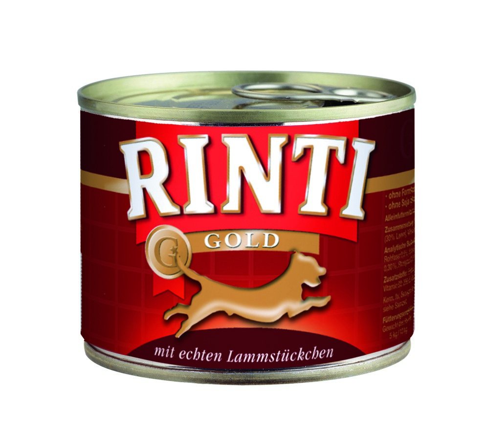 Finnern Rinti Gold konzerva pro psy jehně 185 g