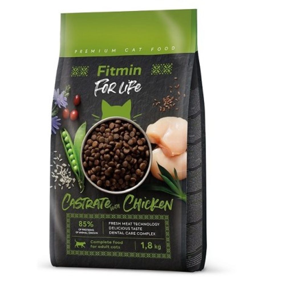 Fitmin Cat For Life Castrate Chicken 1,8 kg | P57184