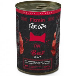 Fitmin Cat For Life konzerva Adult Beef 400 g | Konzerva pro kočky | P58062