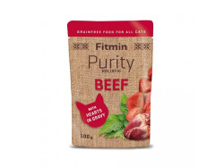 Fitmin Cat Purity kapsička Beef with hearts 100g