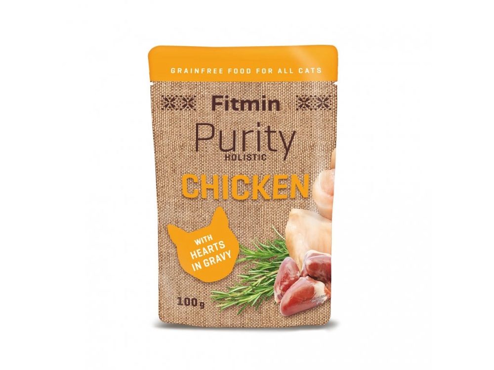 Fitmin Cat Purity kapsička Chicken with hearts 100g | Kapsička pro kočky | P59228