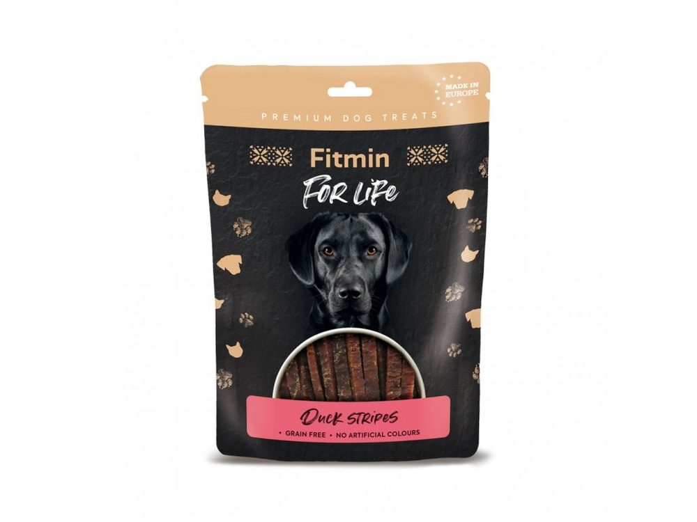 Fitmin dog For Life duck stripes 70g