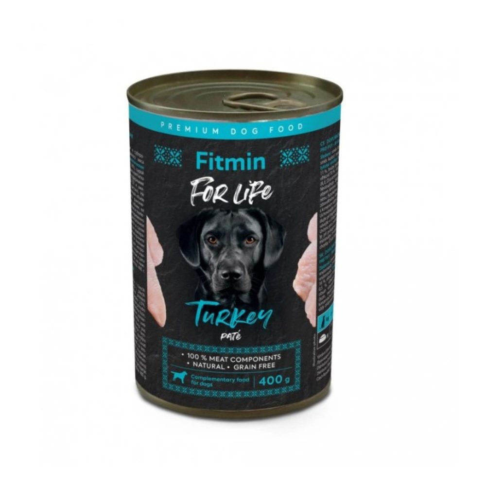 Fitmin Dog For Life konzerva Turkey 400 g