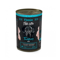 Fitmin Dog For Life konzerva Turkey 400 g