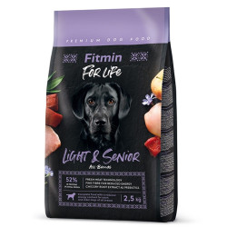 Fitmin Dog For Life Light & Senior 2,5 kg | Granule pro psy