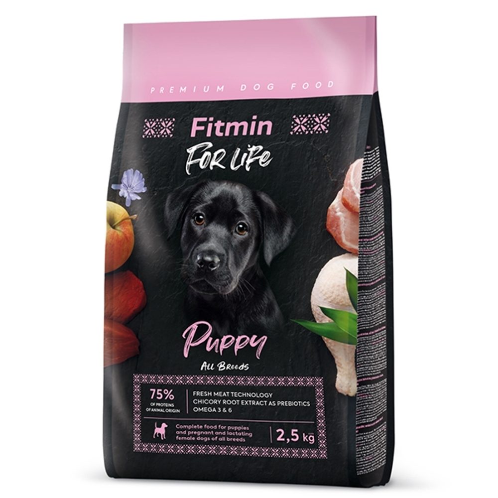 Fitmin Dog For Life Puppy 2,5 kg | Granule pro psy