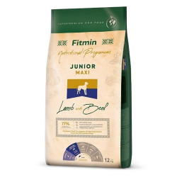 Fitmin Dog Maxi Junior Lamb With Beef 12 kg