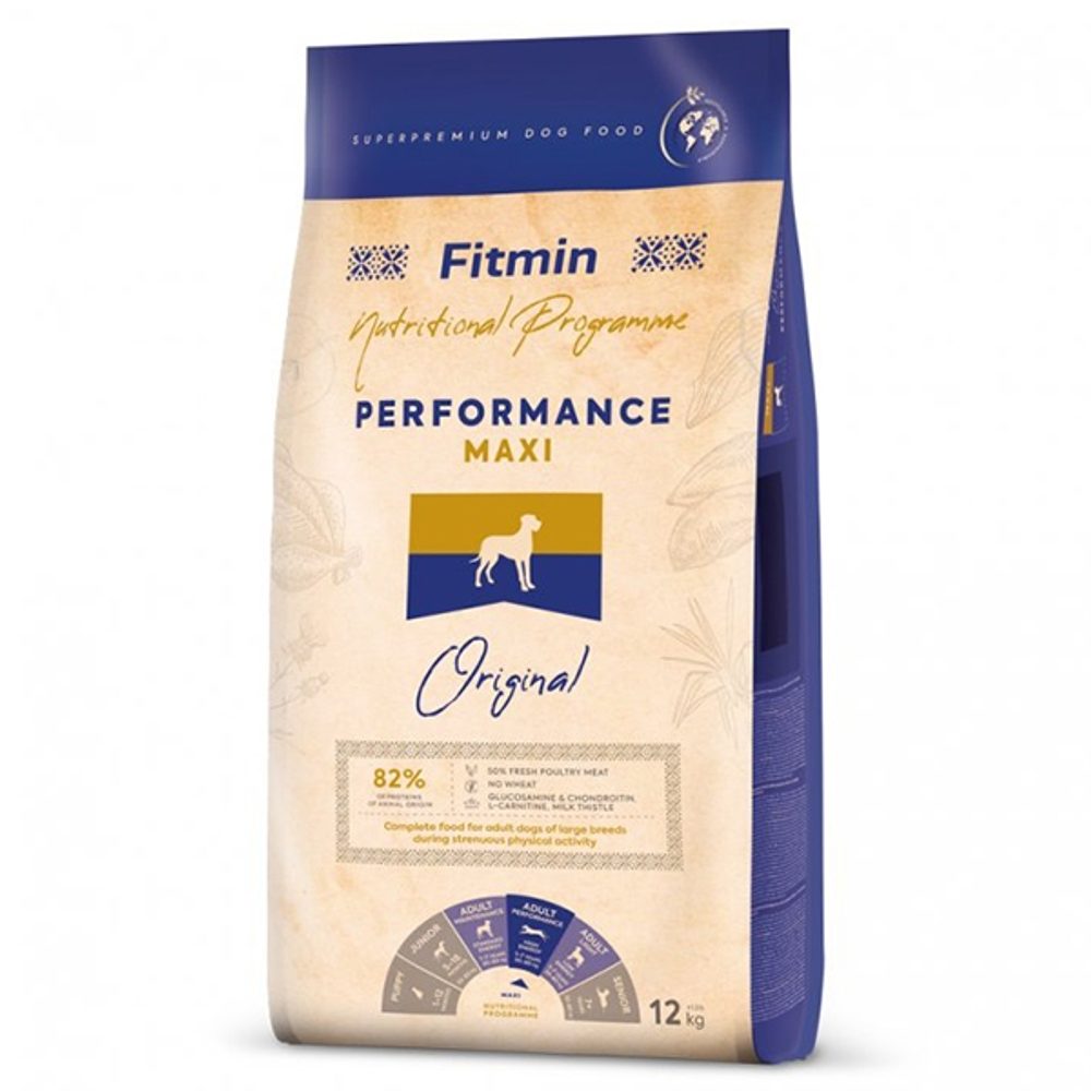 Fitmin Dog Maxi Performance 12 kg | Granule pro psy | P56339