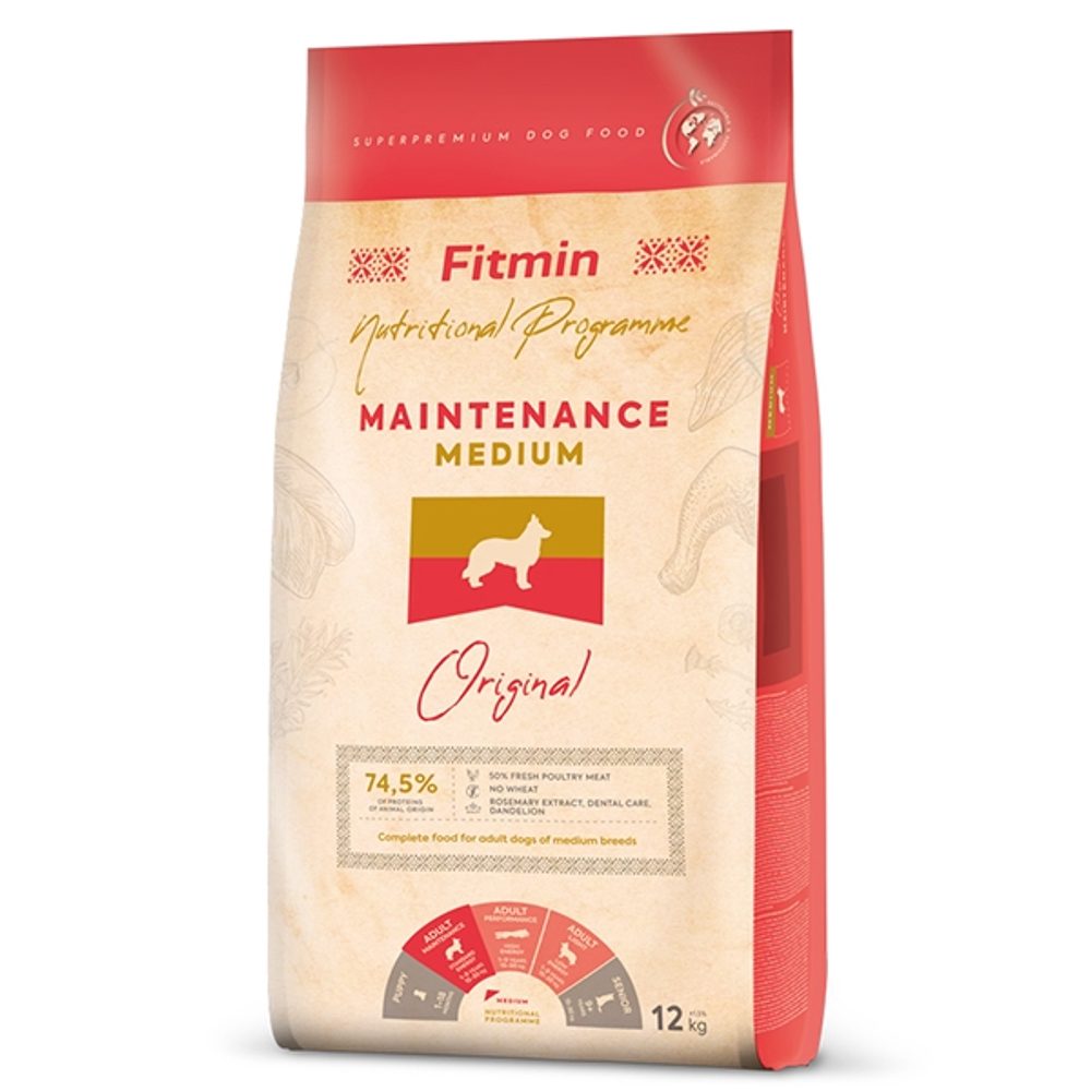 Fitmin Dog Medium Maintenance 12 kg | P56326
