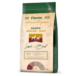 Fitmin Dog Medium/Maxi Puppy Lamb With Beef 12 kg | Granule pro psy