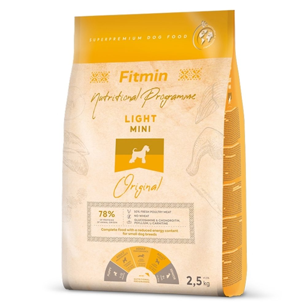 Fitmin Dog Mini Light 2,5 kg | Granule pro psy