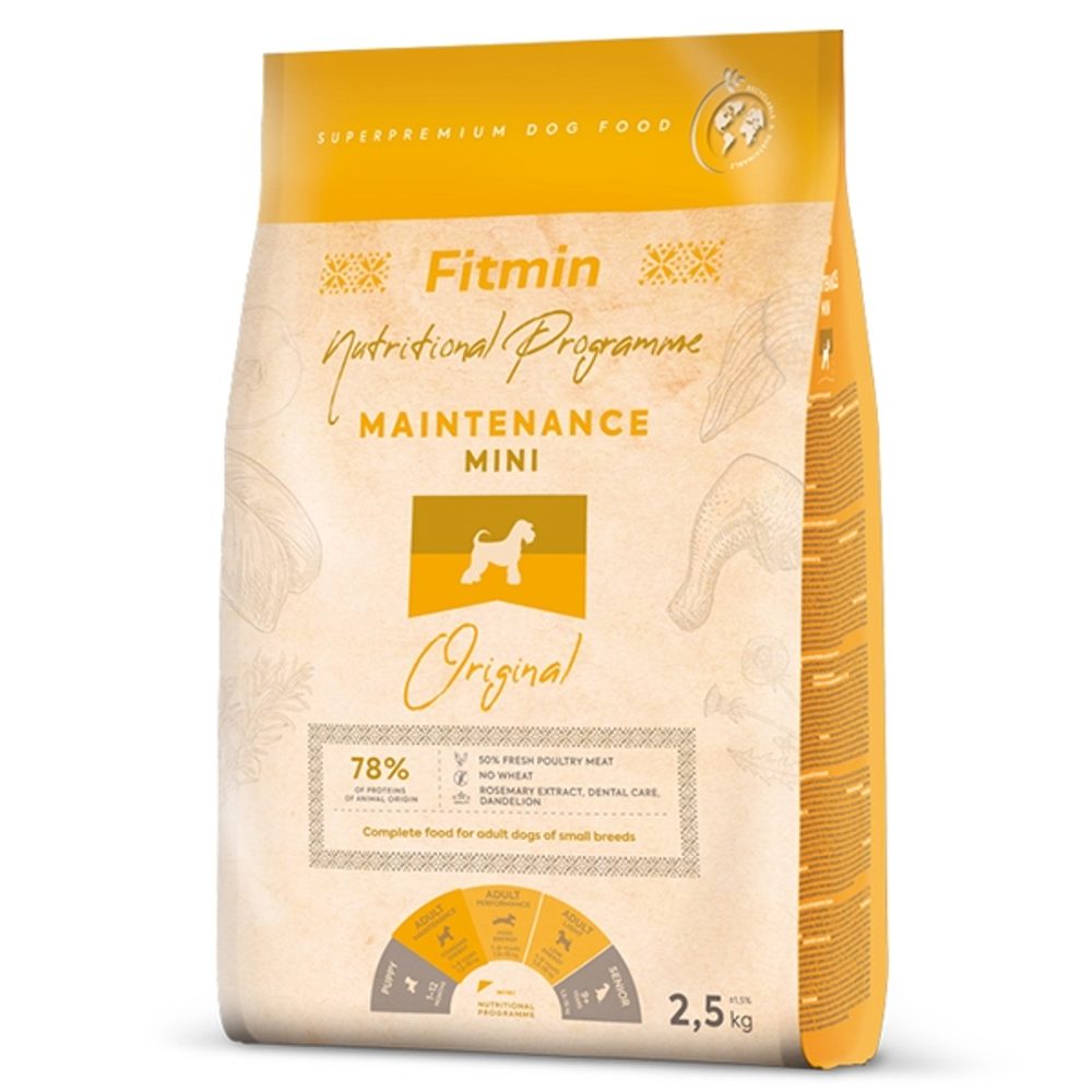Fitmin Dog Mini Maintenance 2,5 kg | Granule pro psy