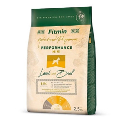 Fitmin Dog Mini Performance Lamb With Beef 2,5 kg | Granule pro psy