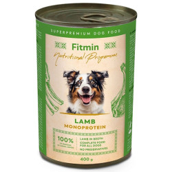 Fitmin Dog NP konzerva jehněčí 400 g