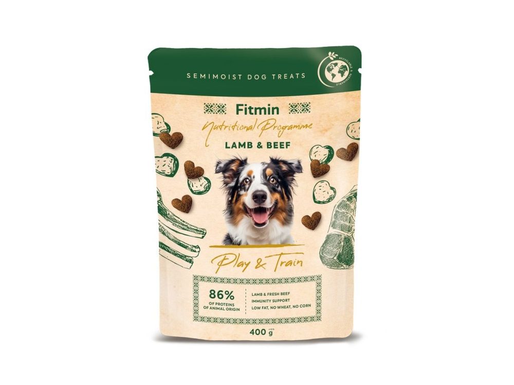 Fitmin dog NP Play and Train Lamb & Beef 400 g