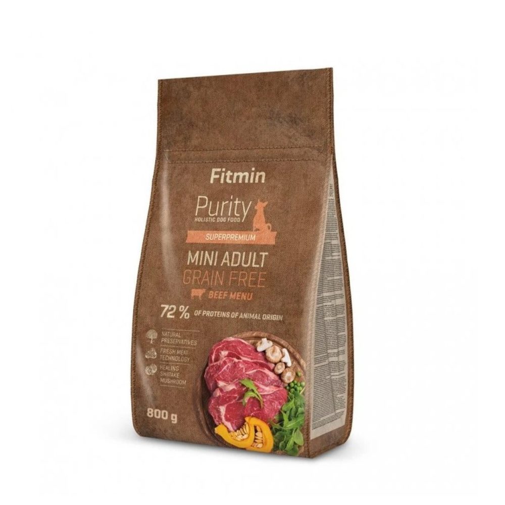 Fitmin Dog Purity GF Adult Mini Beef 0,8 kg | Granule pro psy | P56328