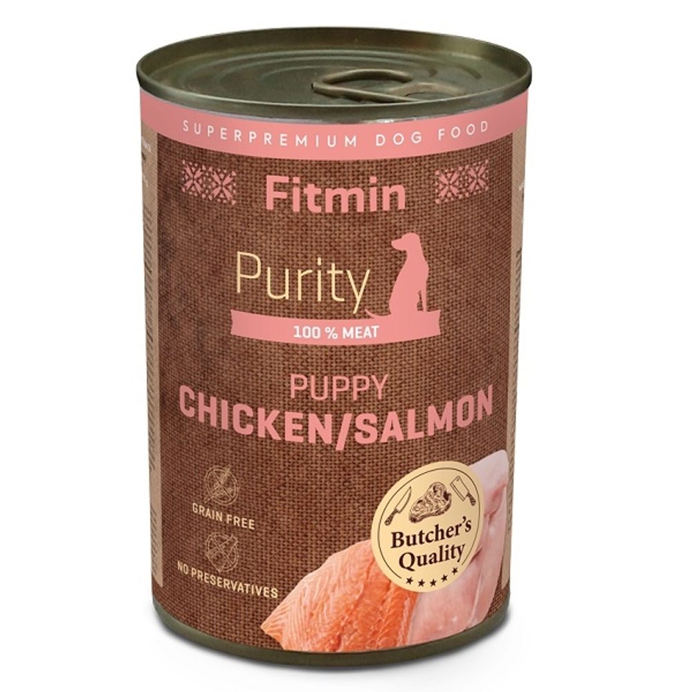 Fitmin Dog Purity konzerva Puppy Salmon with Chicken 400 g | Konzerva pro psy | P58033