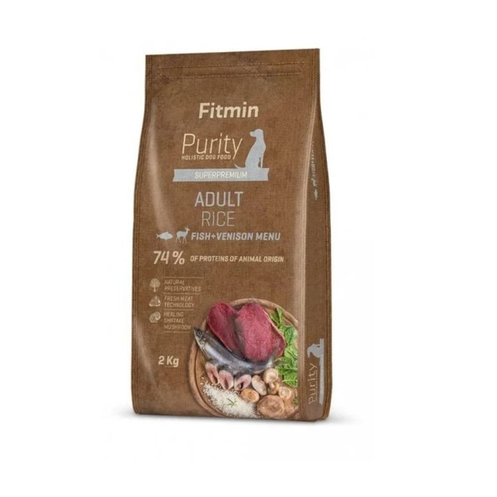 Fitmin Dog Purity Rice Adult Fish & Venison 12 kg | Granule pro psy