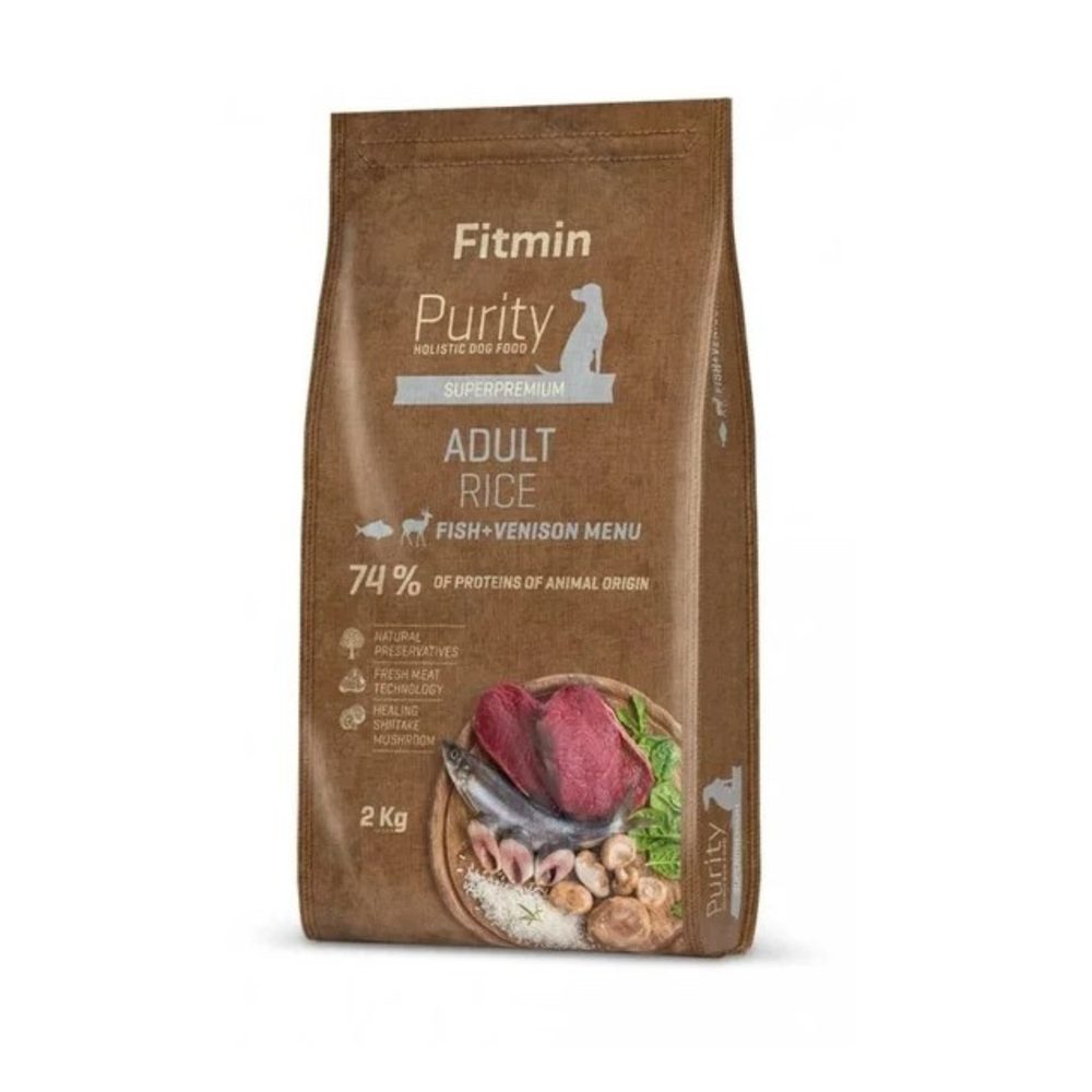 Fitmin Dog Purity Rice Adult Fish & Venison 2 kg | Granule pro psy