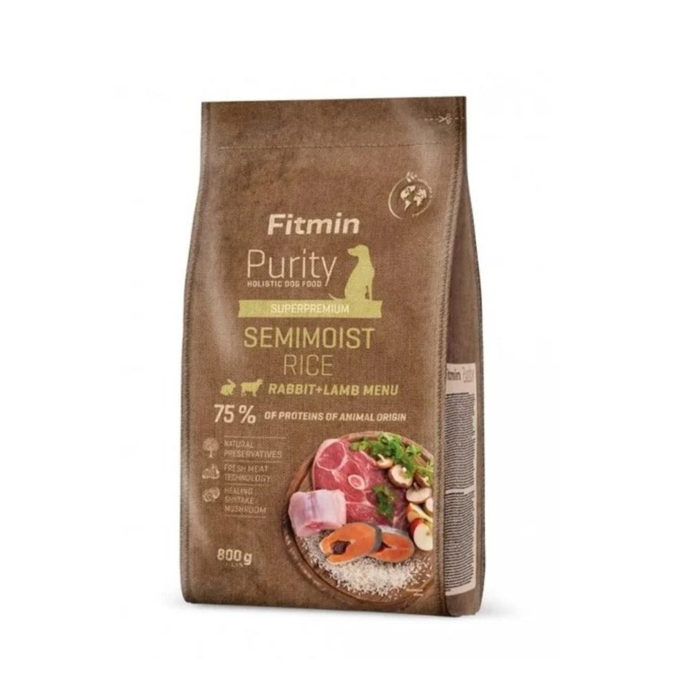Fitmin Dog Purity Rice Semimoist Rabbit & Lamb 0,8 kg | Granule pro psy | P56332