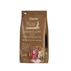 Fitmin Dog Purity Rice Senior & Light Venison & Lamb 12 kg | Granule pro psy