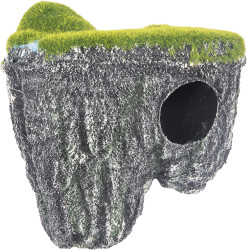 Flamingo akvarijní dekorace ROCK KRAG šedý M 17,5 x 11 x 18 cm