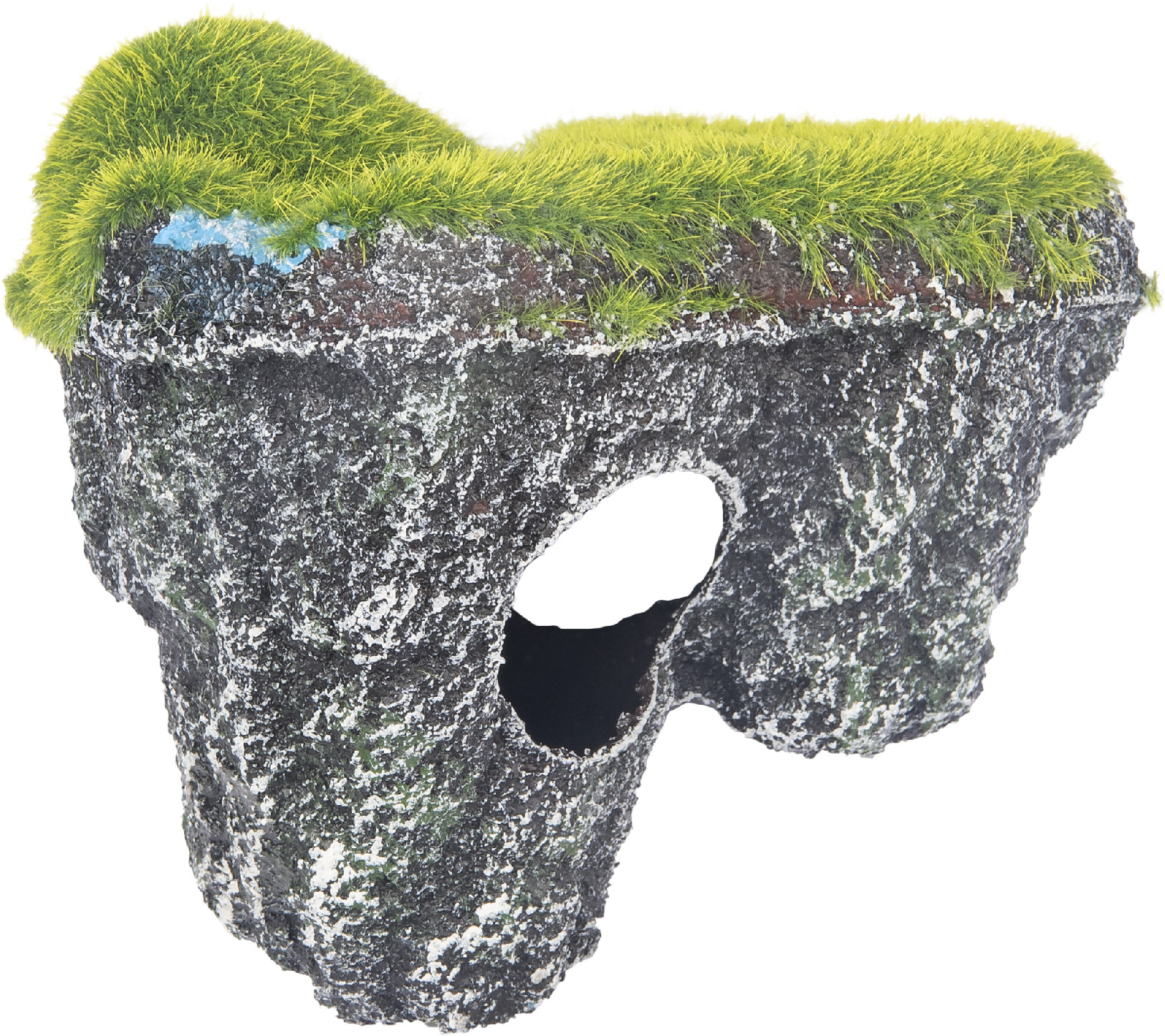Flamingo akvarijní dekorace ROCK KRAG šedý S 13 x 8,5 x 12 cm