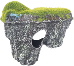 Flamingo akvarijní dekorace ROCK KRAG šedý S 13 x 8,5 x 12 cm