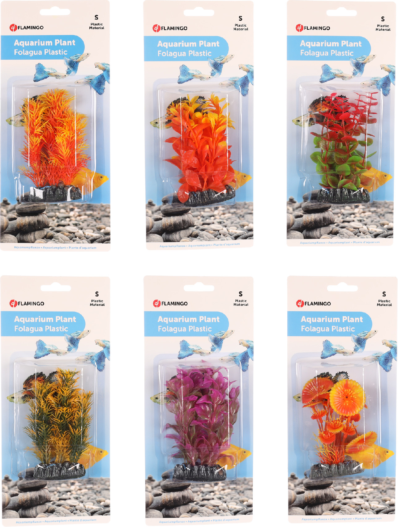 Flamingo akvarijní rostliny mix CUBA S