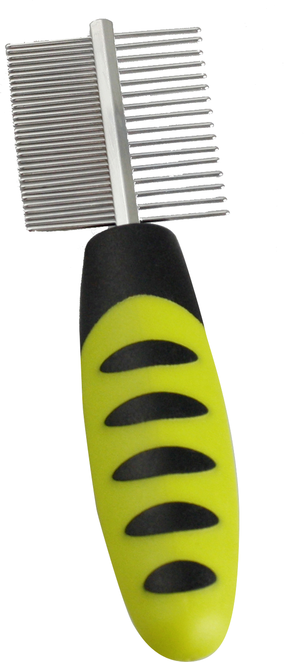 Flamingo kartáč pro hlodavce – Comb with Handle Double