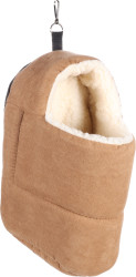 Flamingo odpočívadlo pro fretky HOUSE BROWN SUEDE LARGE