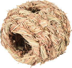 Flamingo přírodní úkryt koule SAT FRELLY GRASS BALL 4 otvory průměr 10 cm