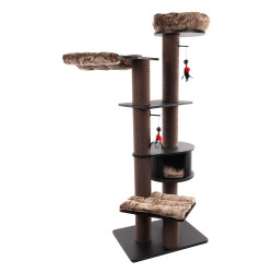 Flamingo Škrabací strom Raisa 3 Brown & Grey | P58311