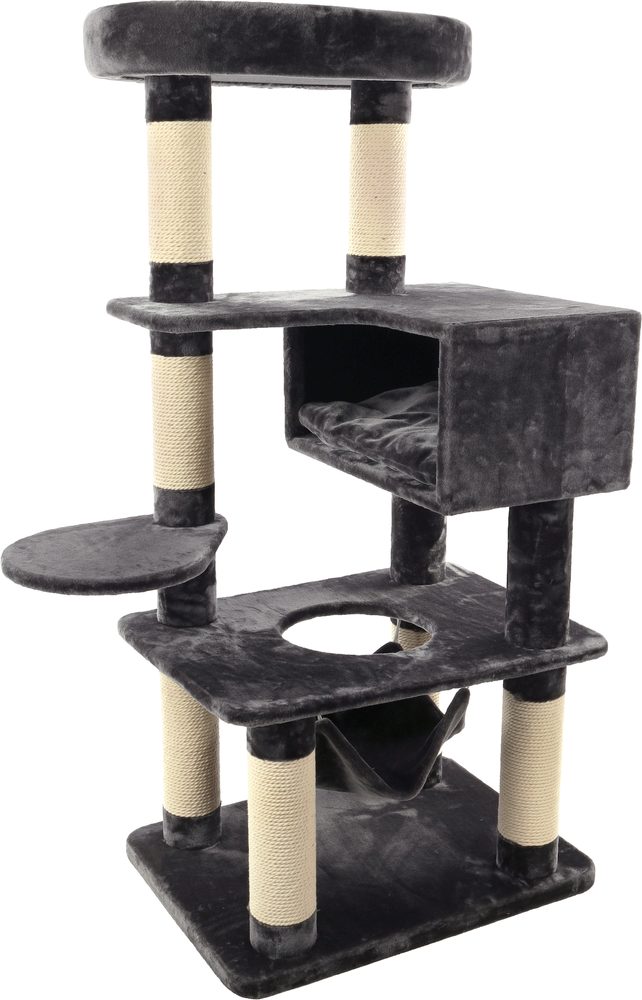 Flamingo Škrabadlo strom Evan Dark grey