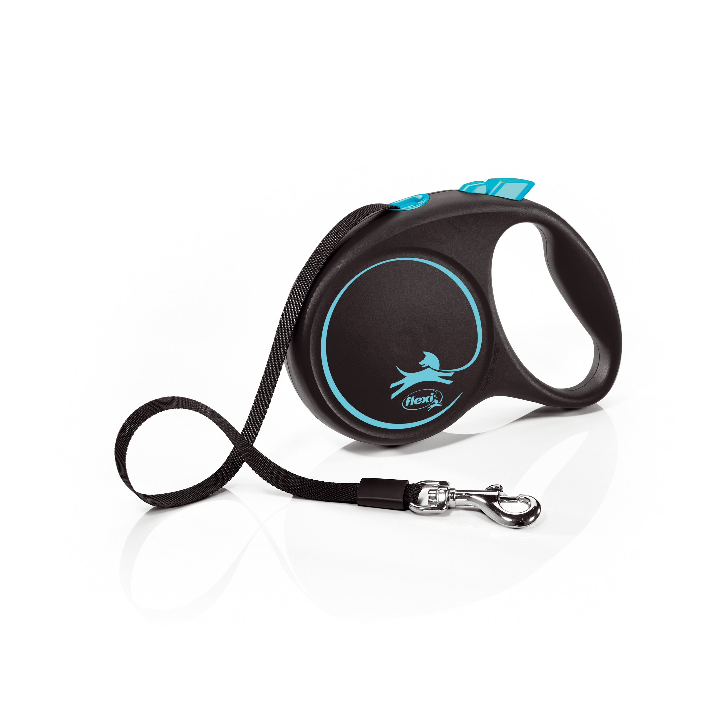 Flexi Black Design M pásek 5m/25 kg světle modré