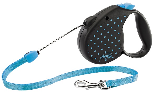 Flexi Color vodítko lanko modré M 5m/20kg
