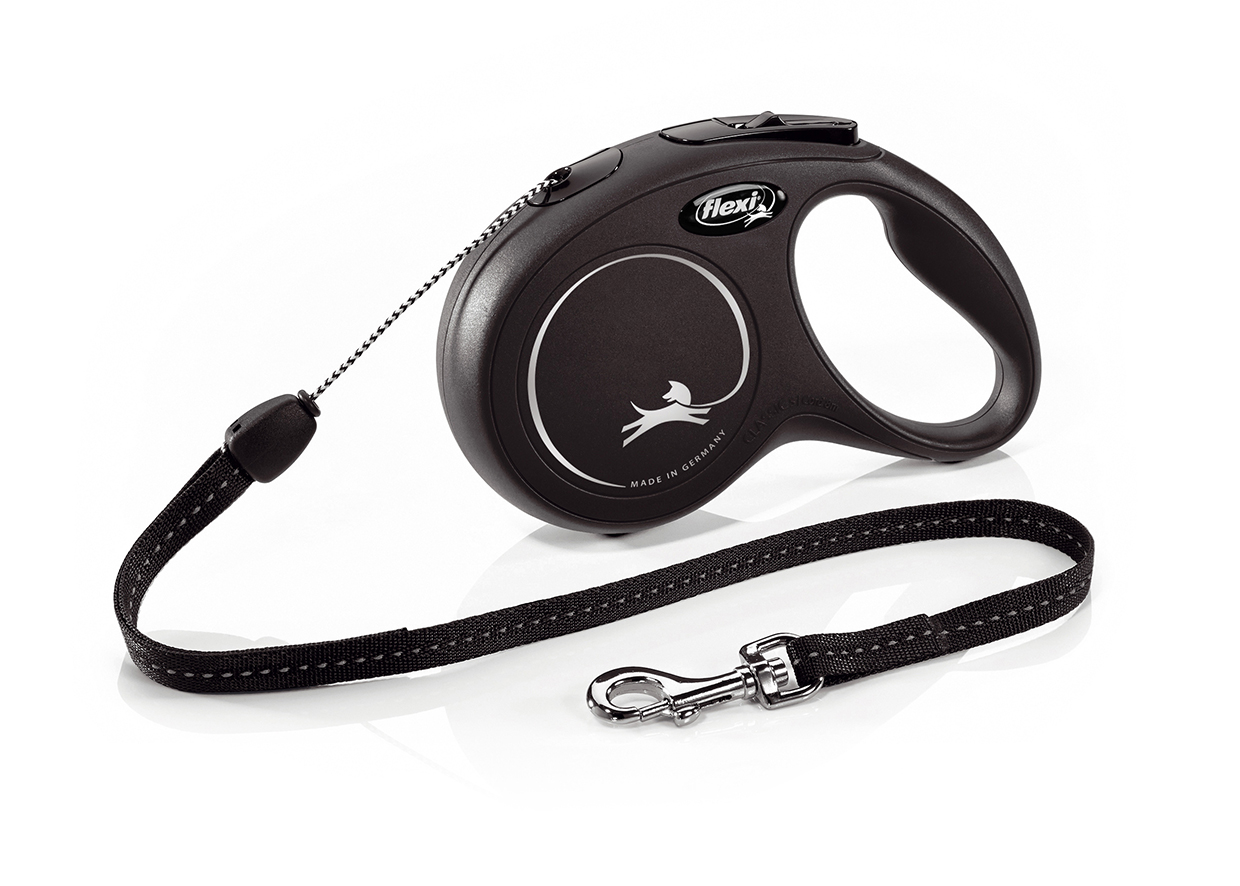 Flexi New Classic S šnůra 8m/12kg černá