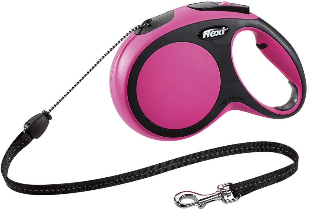 Flexi New Comfort L pásek 5 m/60 kg růžová