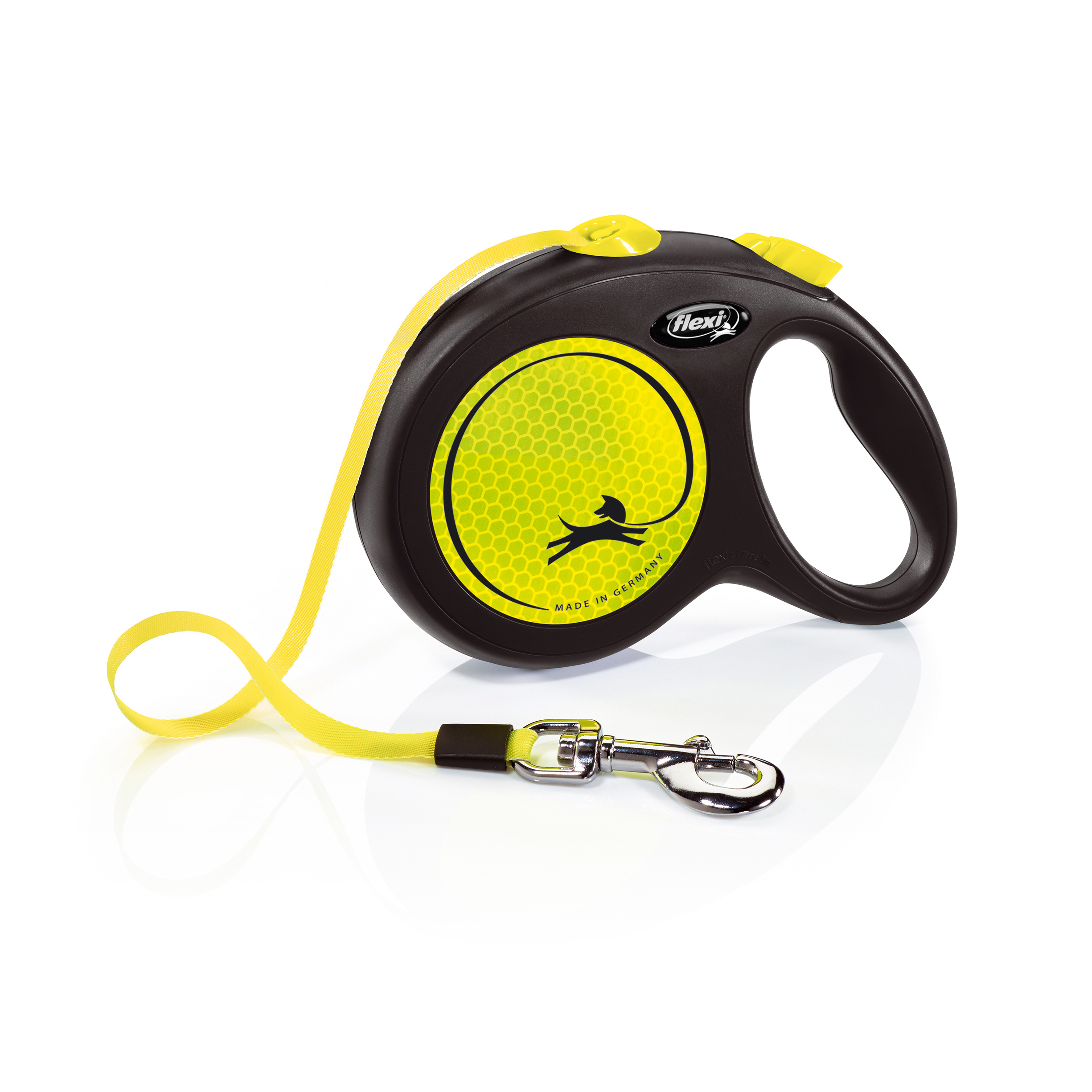 Flexi New Neon L pásek 5m/50 kg žluté