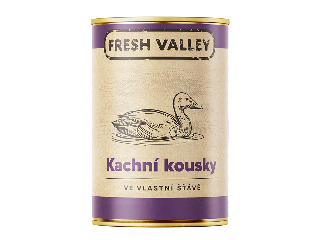 Fresh Valley konzerva s kachním 400 g